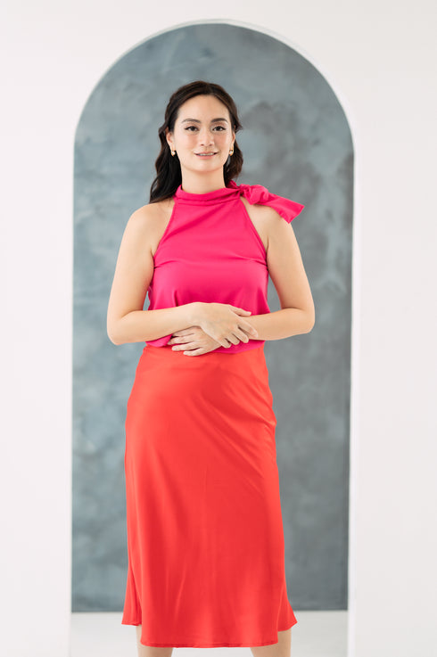 GS Party: Martina Silk Slip Skirt NEW